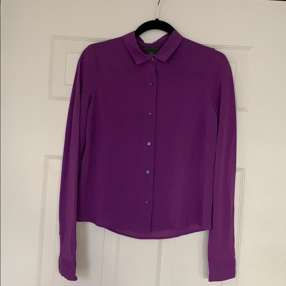 Purple Banana Republic button down
